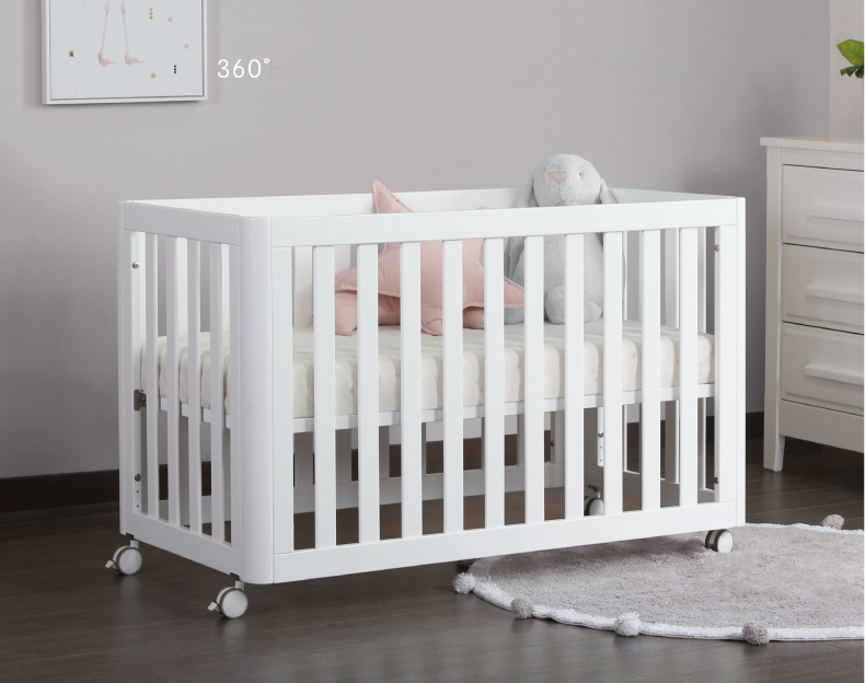 Amaury Imported Solid Wood Baby Crib
