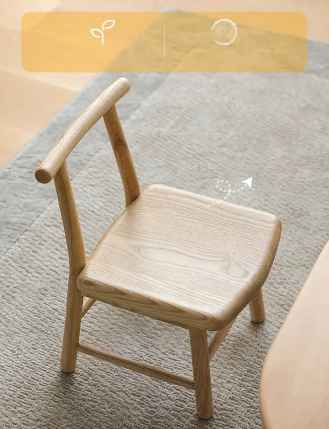 Aristide Cute Solid Wood Kids Low Stool