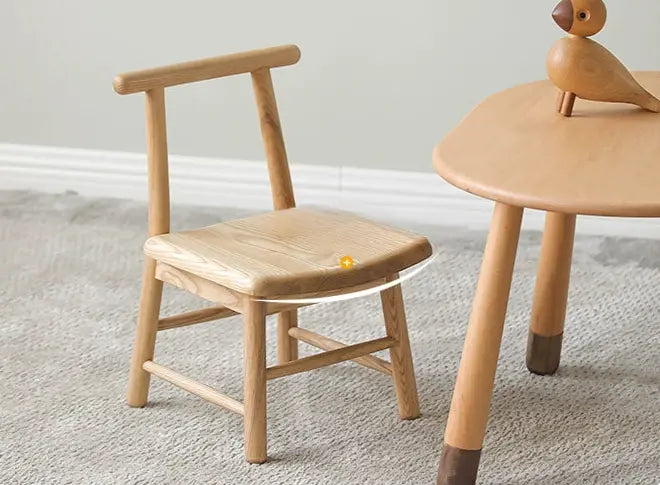 Aristide Cute Solid Wood Kids Low Stool