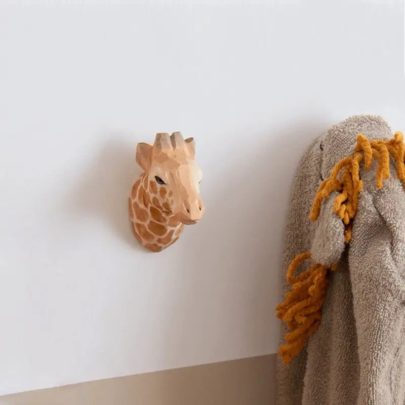 Amédée Living Animal Head Wall Hook