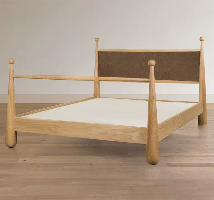 Iolanthe Elegant Master Bedroom Solid Wood Bed