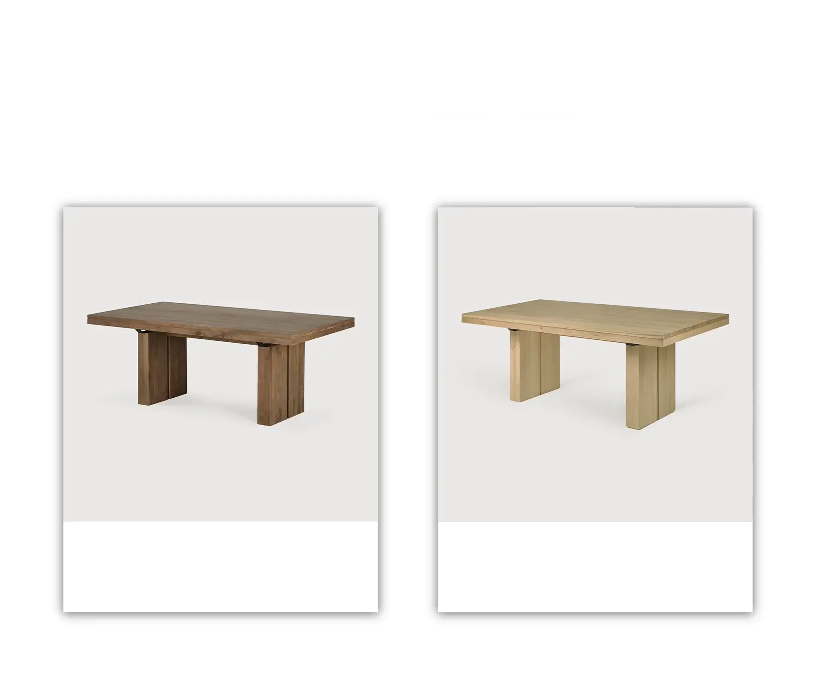 Alessandro Rustic Teak Wood Dining Table