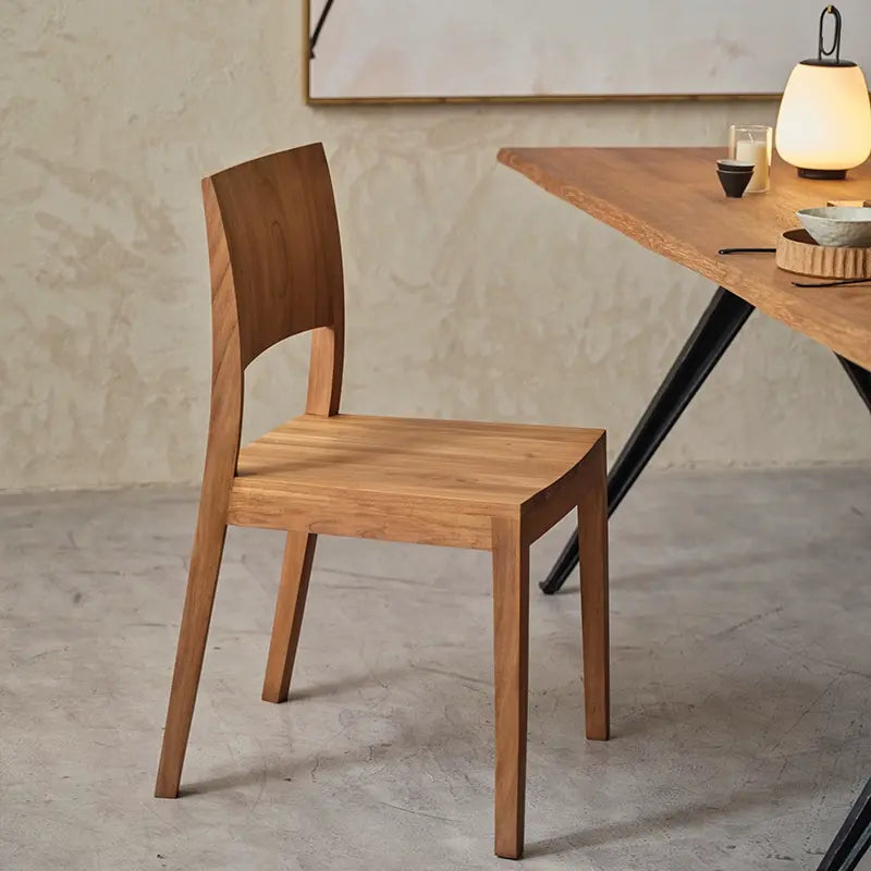 Lucien Pure Teak Wood Vintage Dining Chair