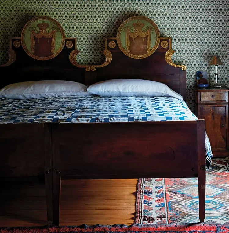 Maxence Elegant Painted Wood Princess Bed