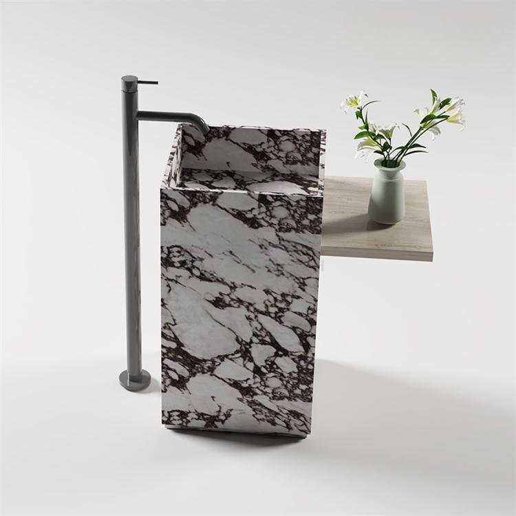 Gideon Purple Rock Pedestal Basin