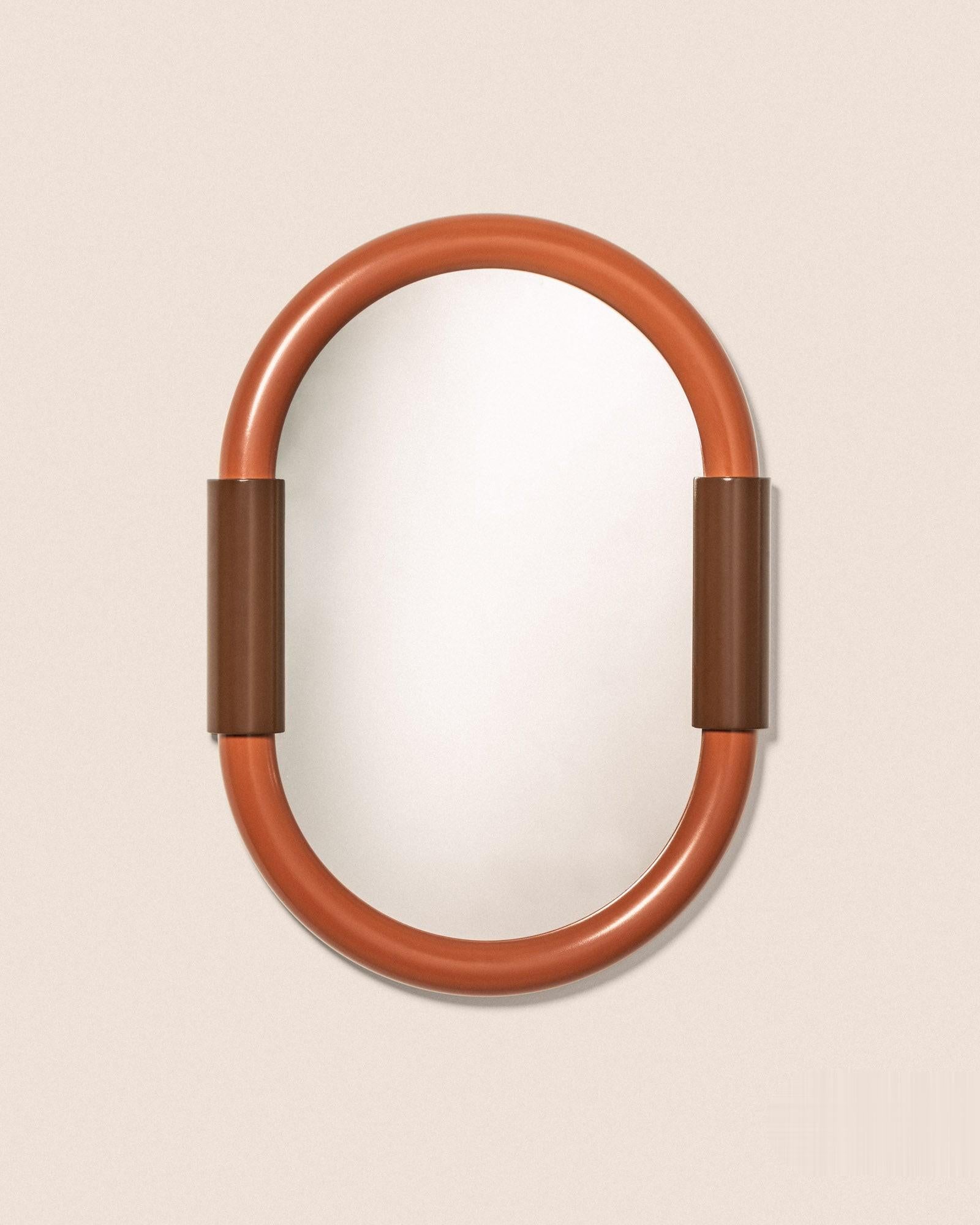 Aiden Oval Wall-Mounted Bathroom Mirror