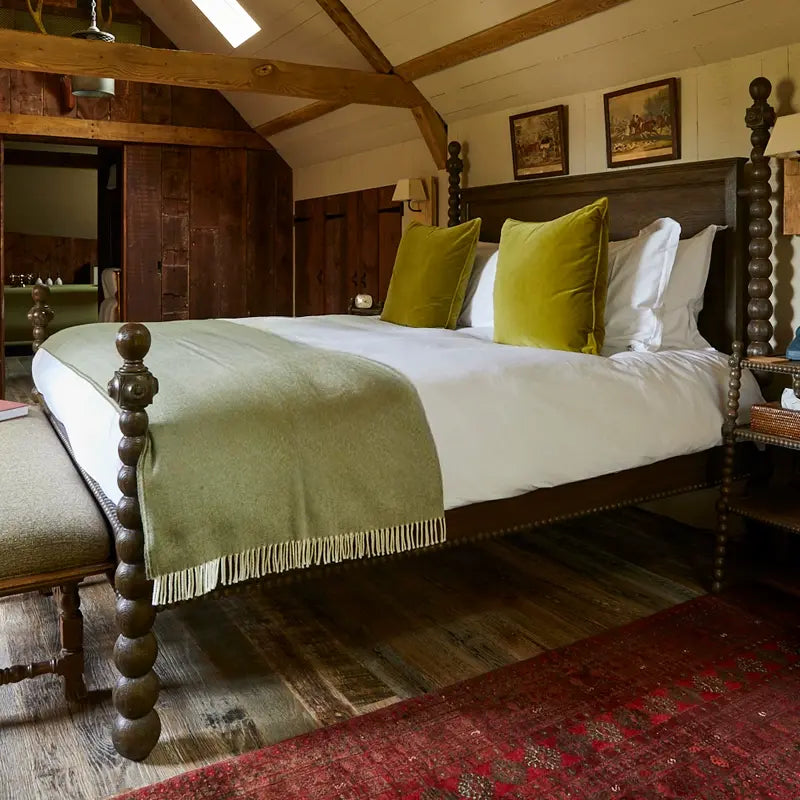 Nicolette Retro Luxury Neoclassical Master Bedroom Bed