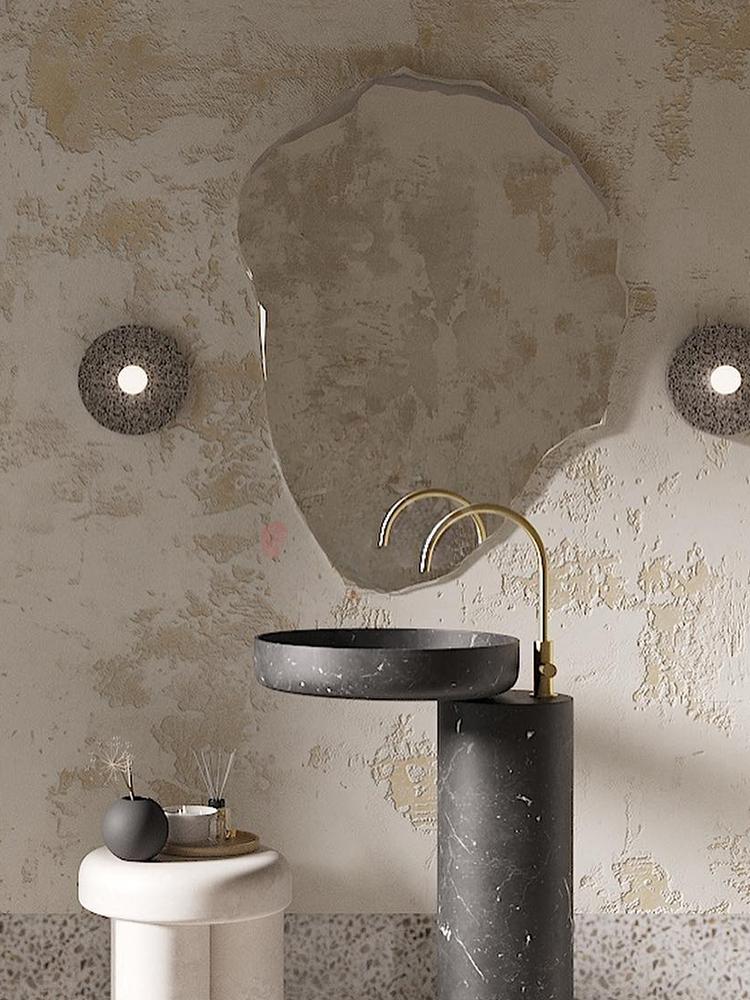 Rae Medieval Marble Pedestal Sink