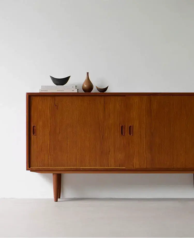 Tola Retro Modern Teak Tableware Cabinet