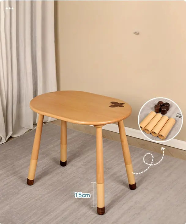 Ciel Liftable Solid Wood Kids Table