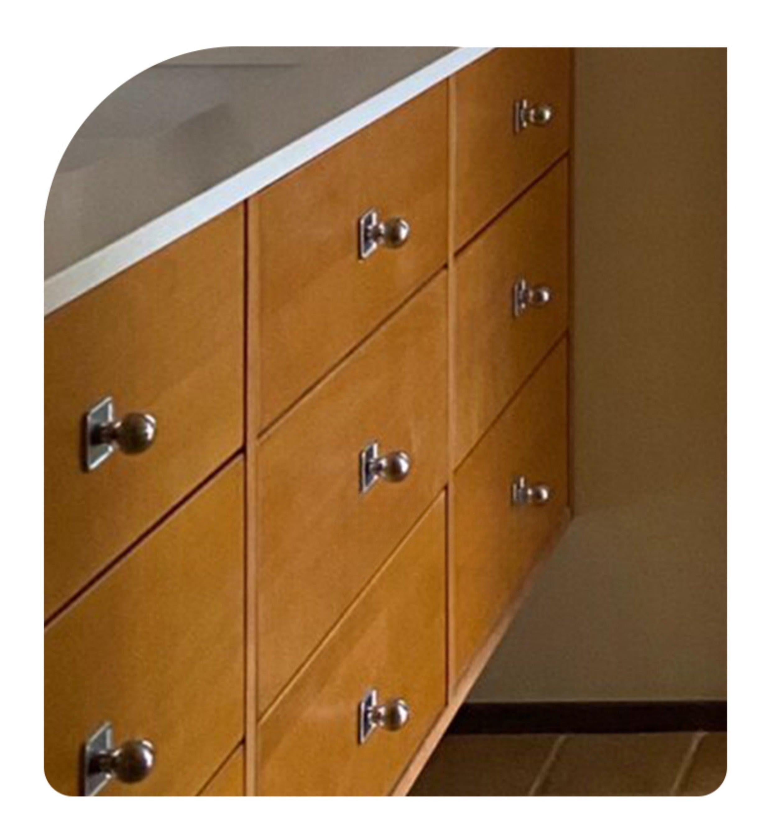 Theodore Cherry Wood Bathroom Cabinet with Ceramic Basin