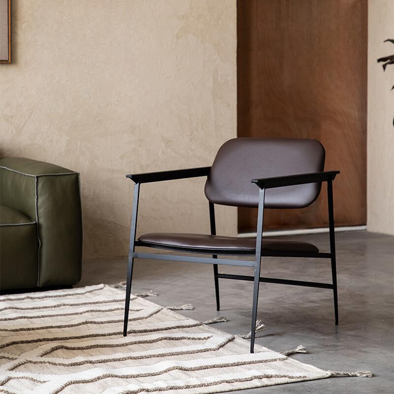 Sophie High-End Artistic Leather Lounge Chair