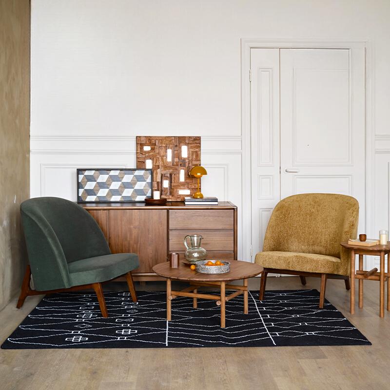 Cielo Second-Hand Oak Leisure Chair, High-End