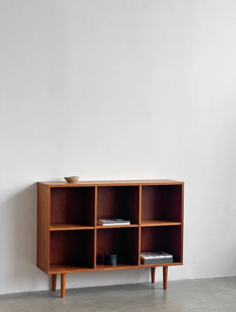 Danish Teak Bookcase Sideboard: DBBS by Designer