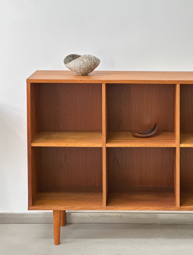 Danish Teak Bookcase Sideboard: DBBS by Designer