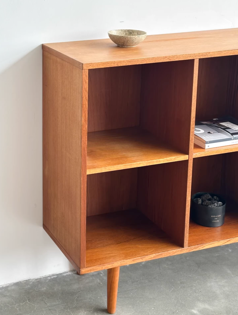 Danish Teak Bookcase Sideboard: DBBS by Designer
