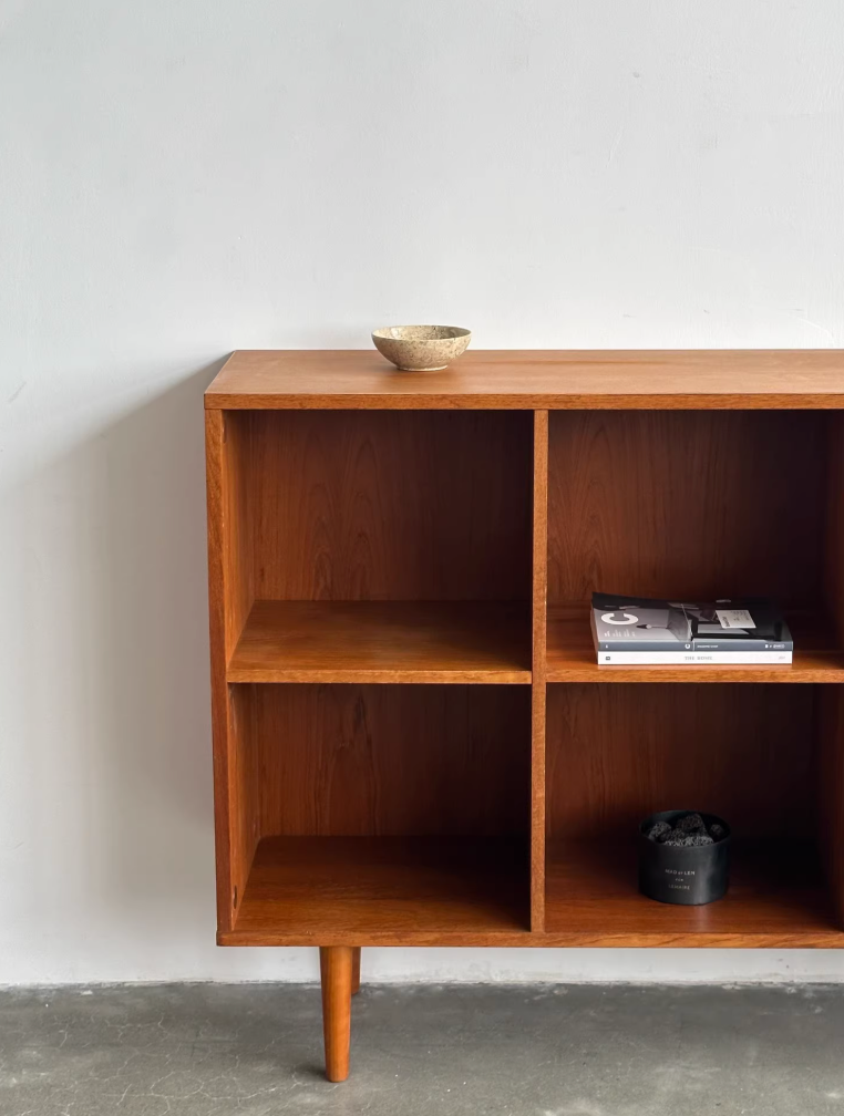 Danish Teak Bookcase Sideboard: DBBS by Designer