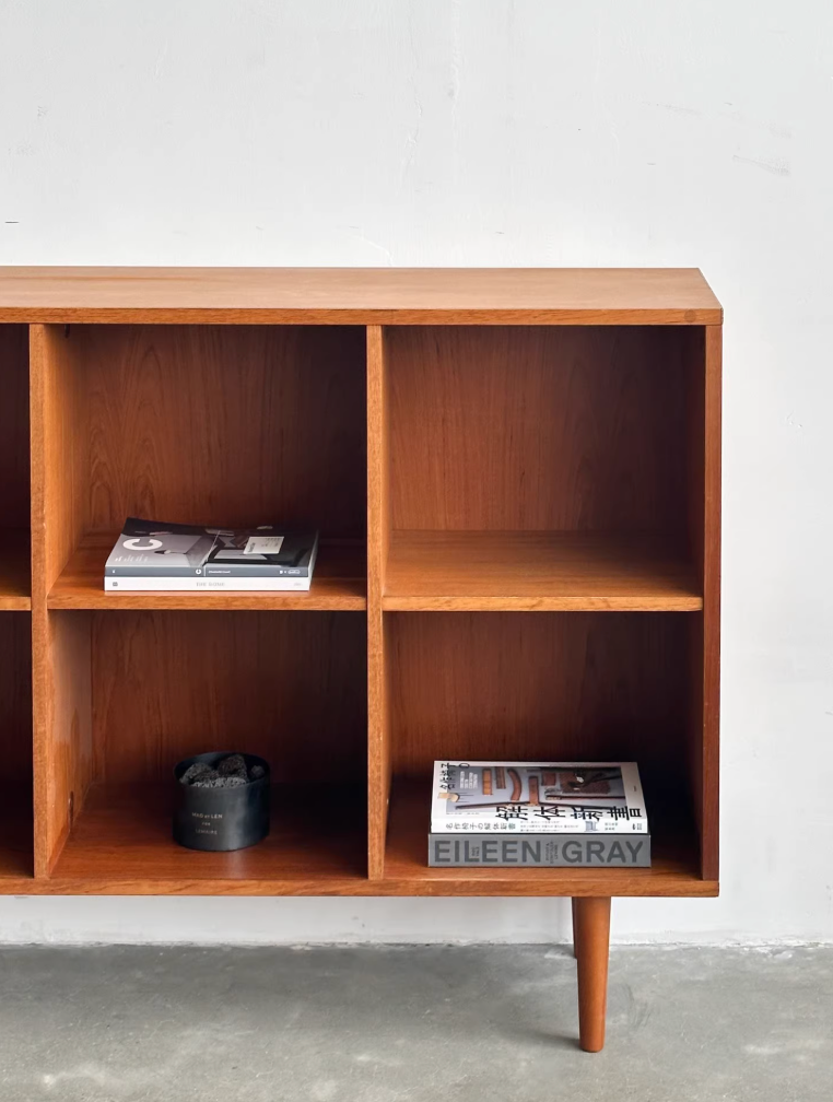 Danish Teak Bookcase Sideboard: DBBS by Designer
