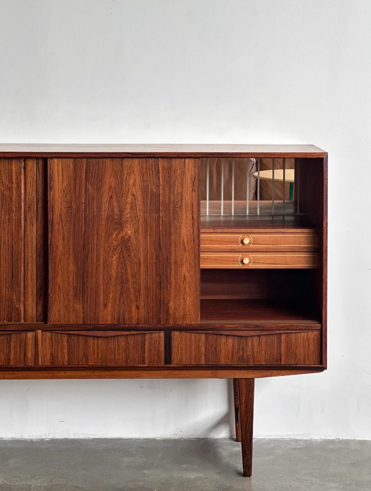 Danish Rosewood Sideboard by EWBach