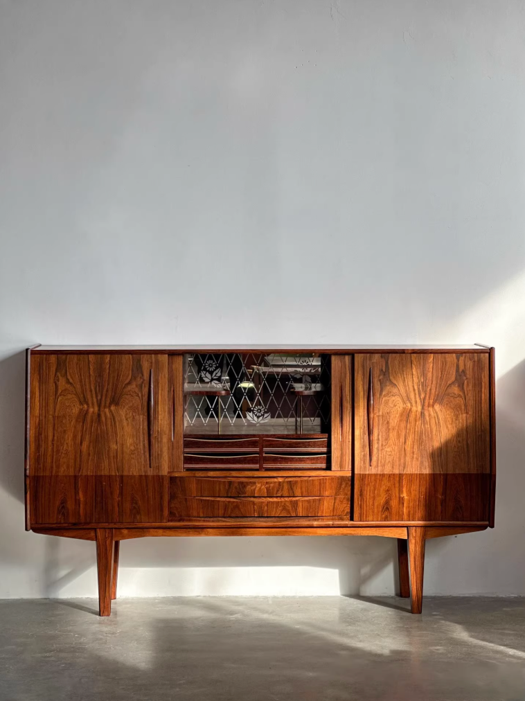 Danish Rosewood Sideboard: EW Bach Design