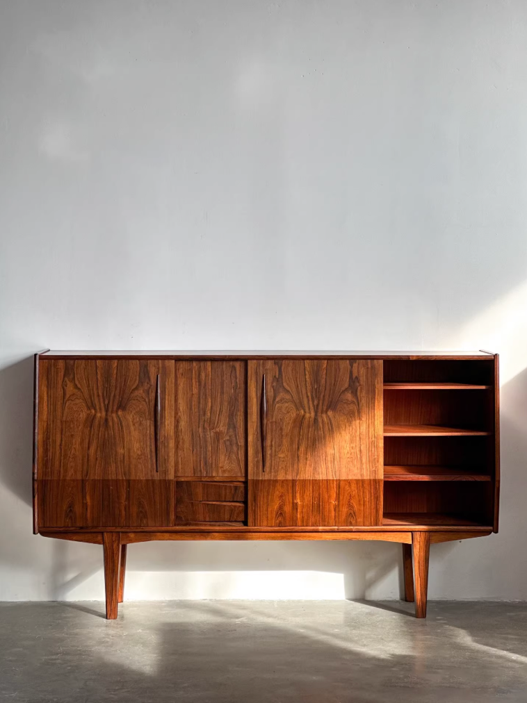 Danish Rosewood Sideboard: EW Bach Design