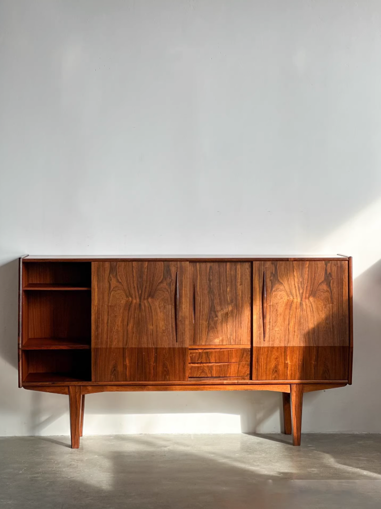 Danish Rosewood Sideboard: EW Bach Design