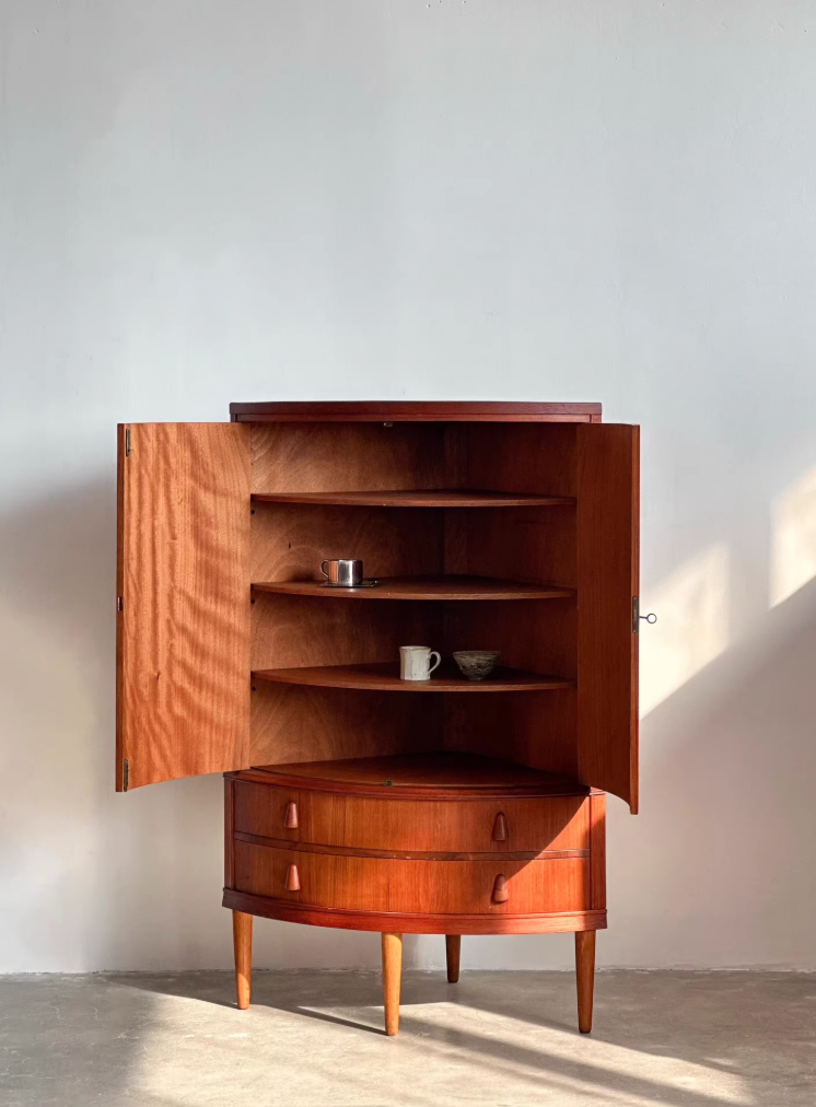 Teak Corner Cabinet Side Cabinet: TCC by Denmark