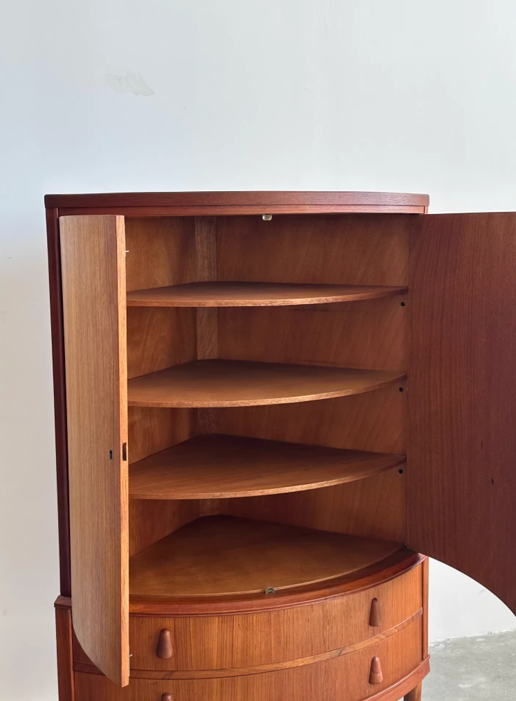 Teak Corner Cabinet Side Cabinet: TCC by Denmark
