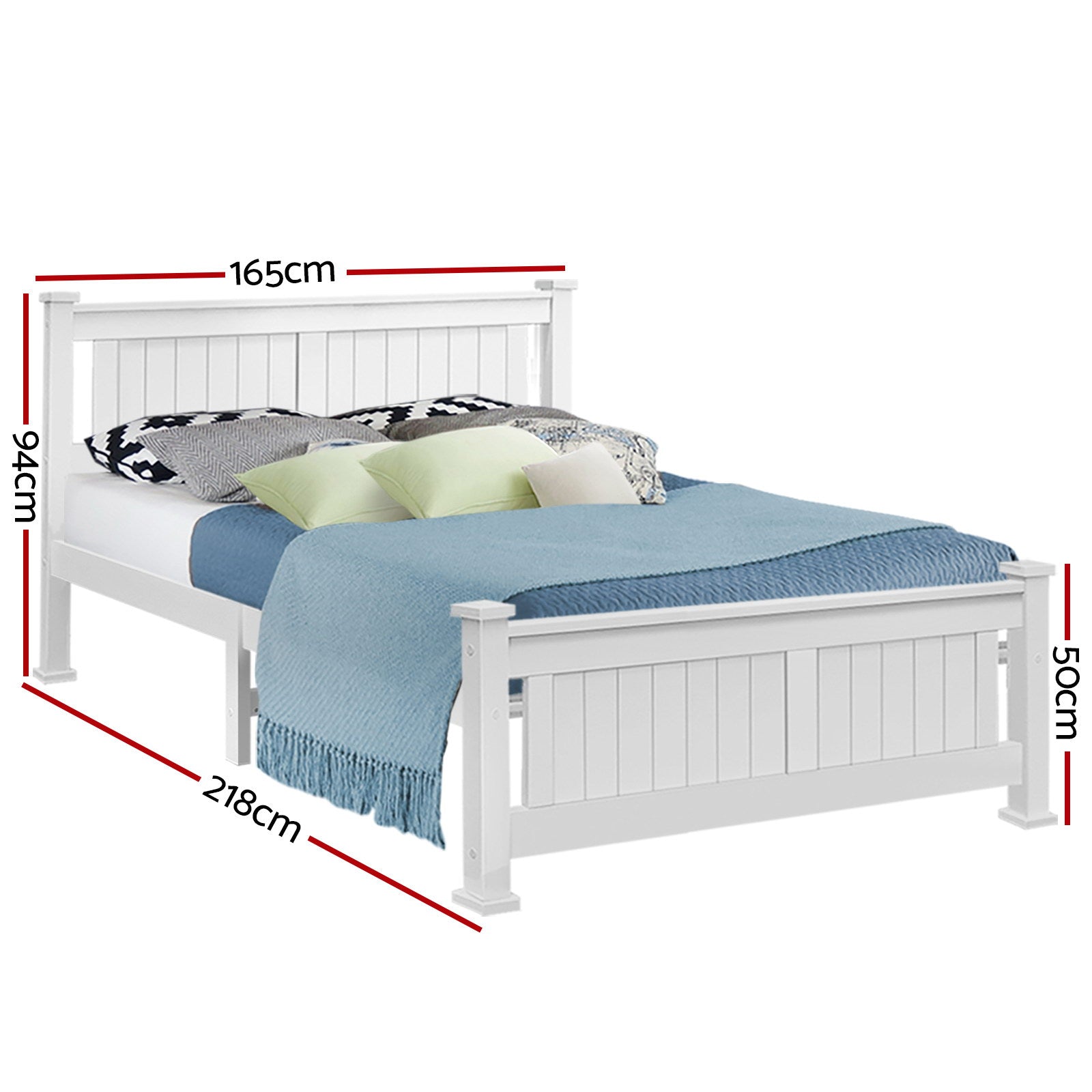 Artiss Bed Frame Queen Size Wooden
