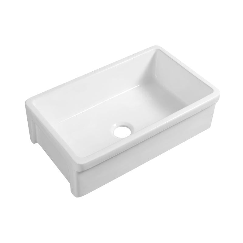 Brunette Retro Semi-Embedded Kitchen Sink