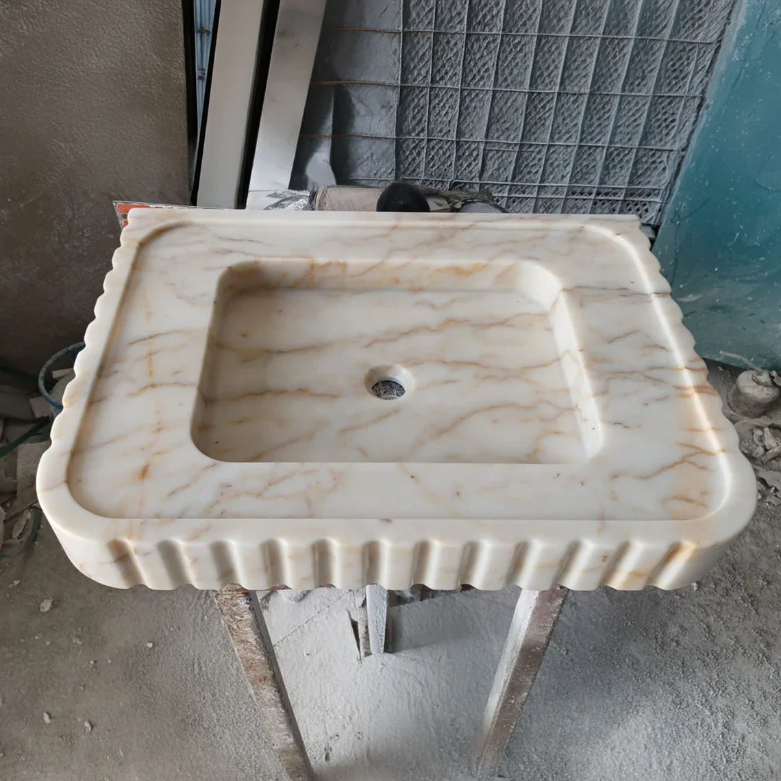 Alessandro Calacatta Gold Marble Sink