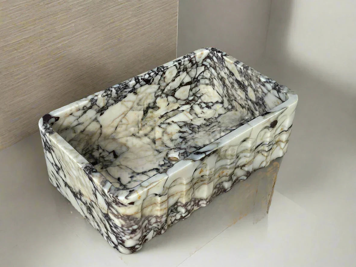 Calacatta Viola marble sink marble Wash basin