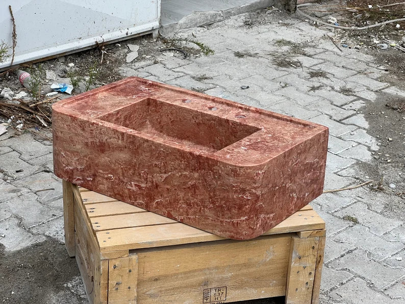 Zerline Travertine Marble Wash Basin