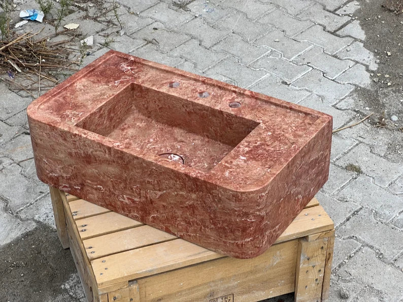 Zerline Travertine Marble Wash Basin