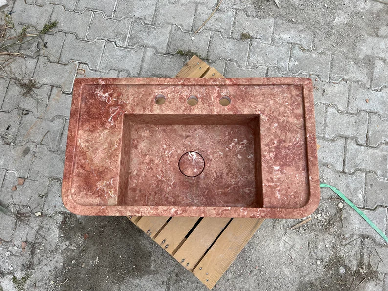 Zerline Travertine Marble Wash Basin