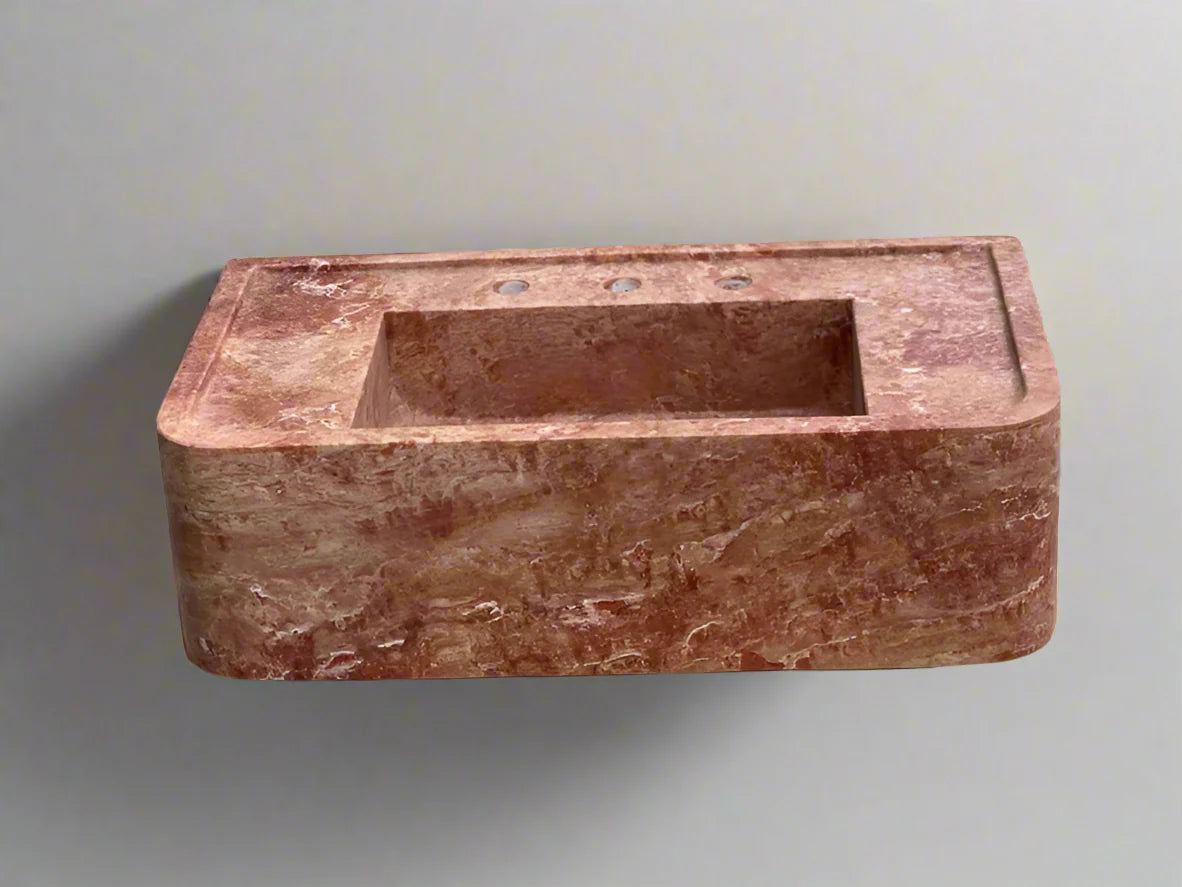 Zerline Travertine Marble Wash Basin