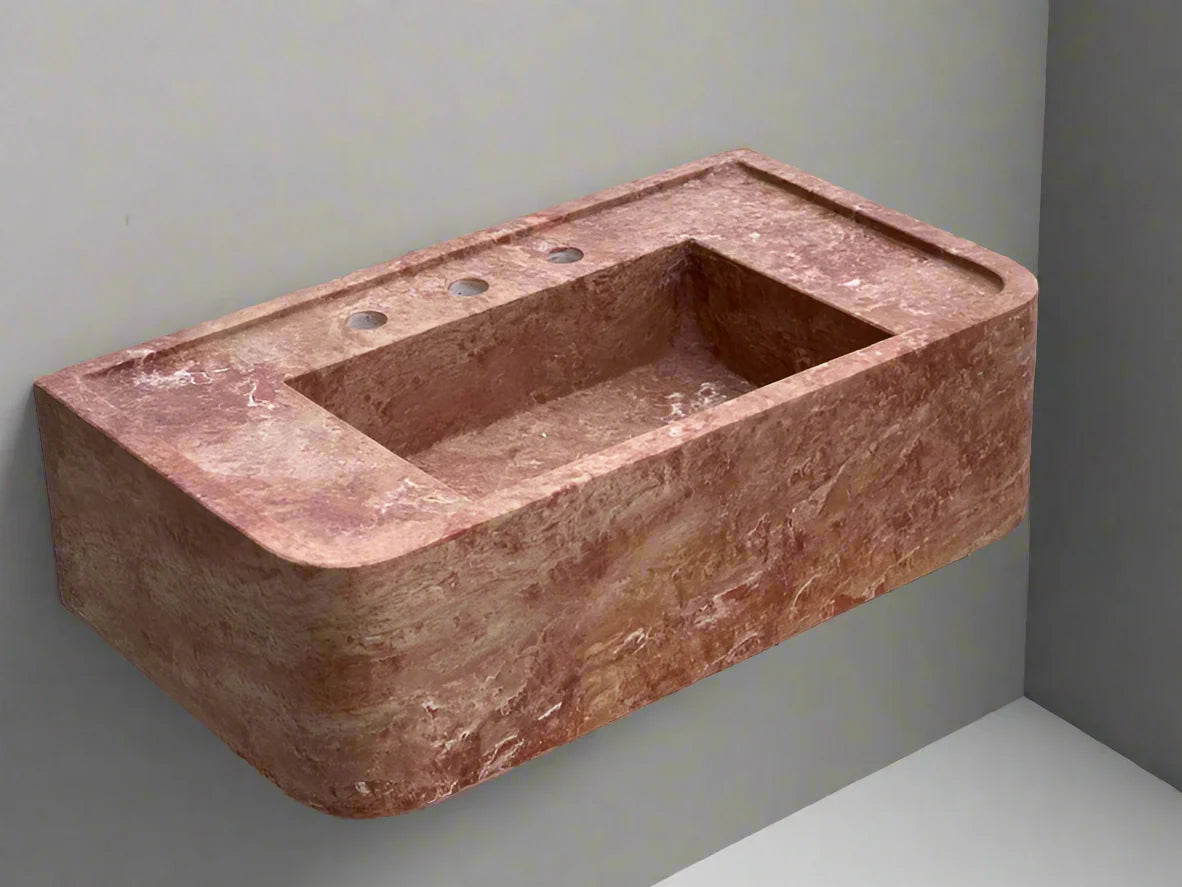 Zerline Travertine Marble Wash Basin