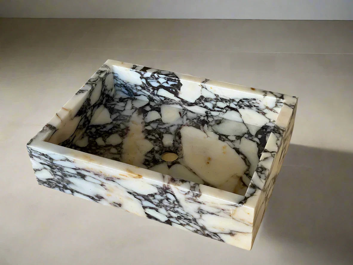 Romeo Calacatta viola marble sink wash basin