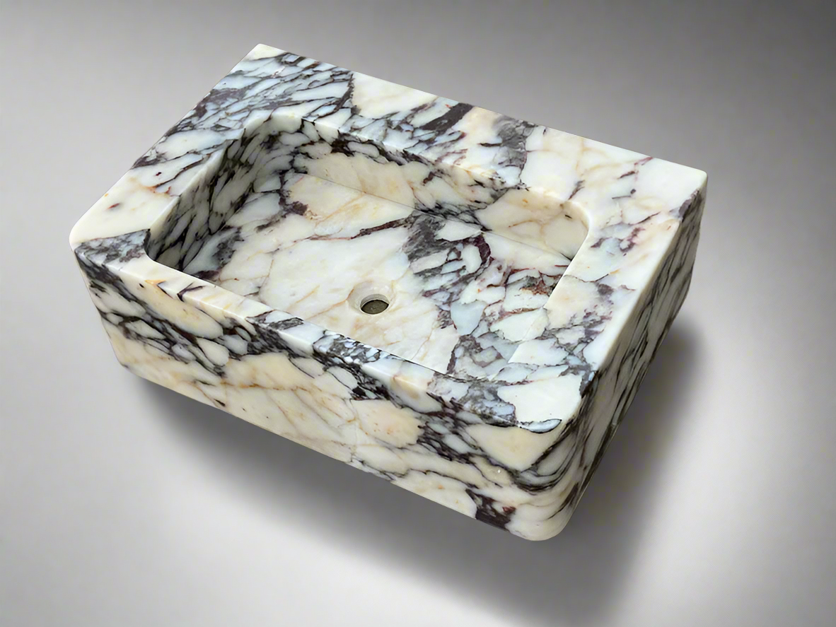 Federico Viola Ribbed Marble Sink