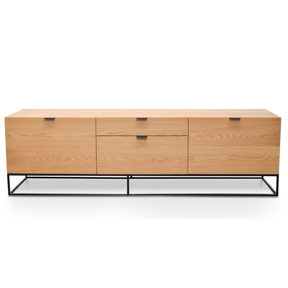 180cm Entertainment TV Unit - Natural Oak