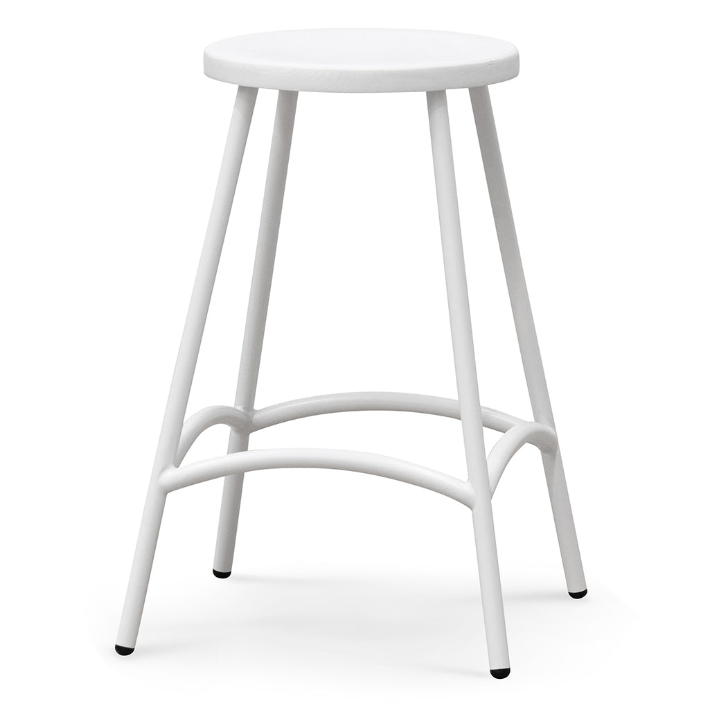 Bordo 65cm Barstool - White