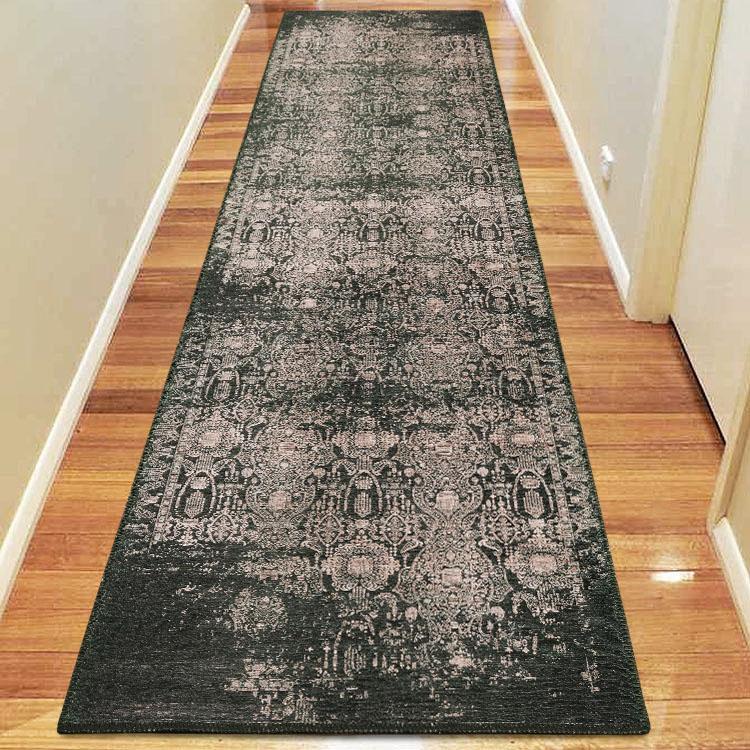 Saray Rugs Devon Green Hallway Runner 32