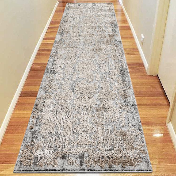 Saray Rugs Envy 433 Grey Hallway Runner