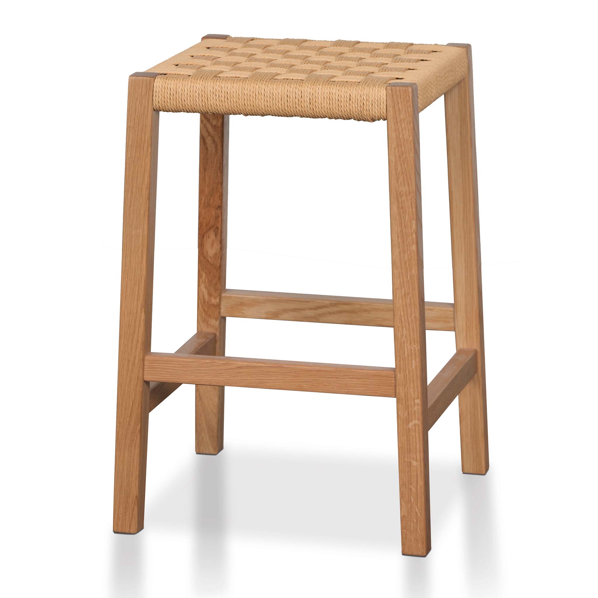 Larsen 65cm Rattan Bar Stool - Natural