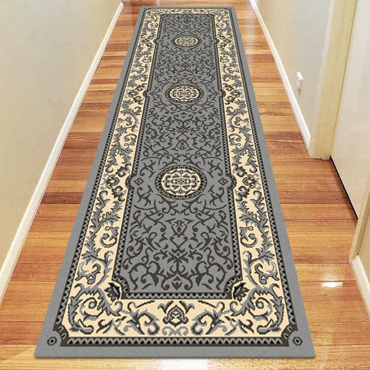 Saray Rugs Ruby Grey Hallway Runner ruby801501920gre