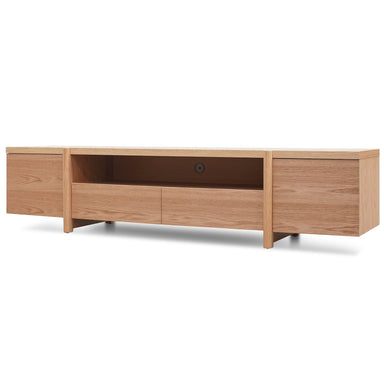 Samuel 2.1m lowline Entertainment TV Unit - Full Natural