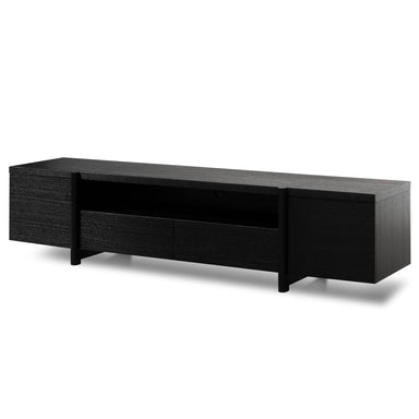 Samuel Lowline 2.1m Entertainment TV Unit - Black Oak