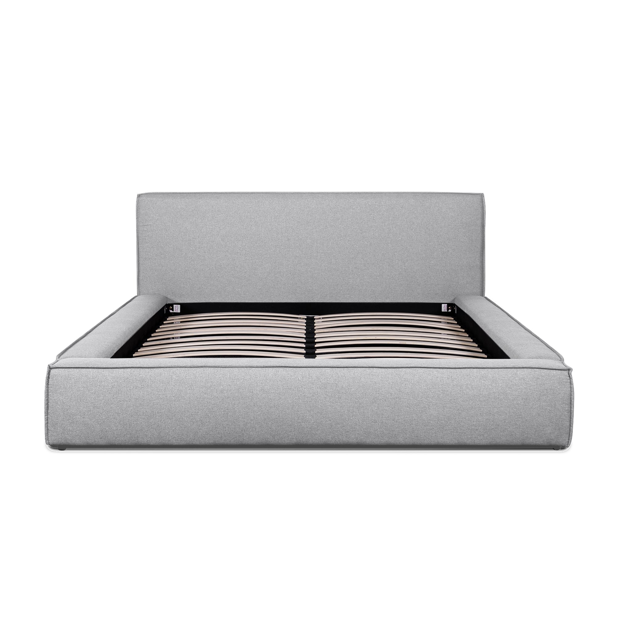 Pearl Grey King Bed Frame