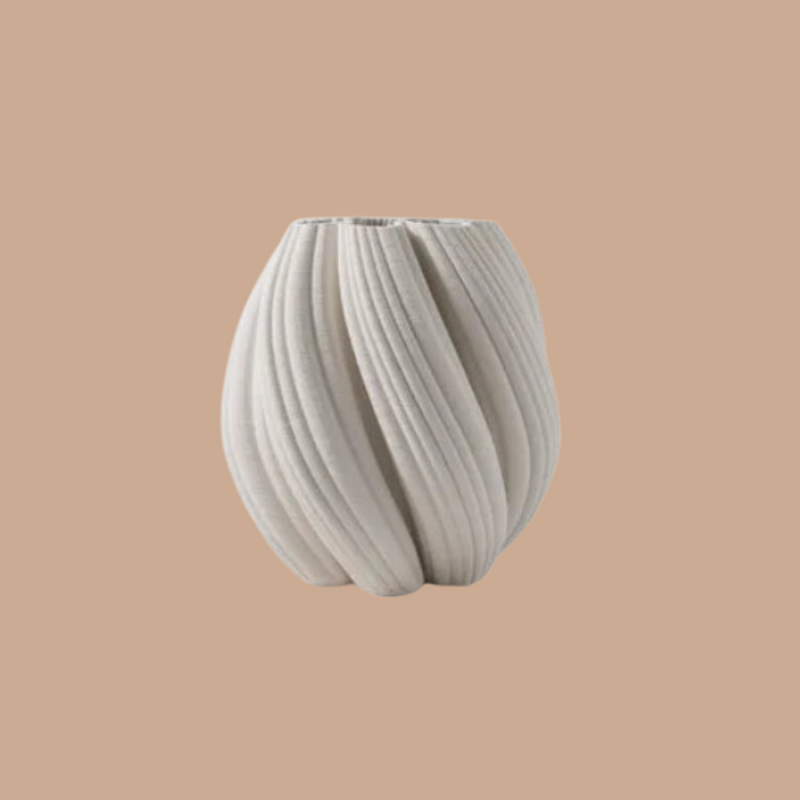 white vase