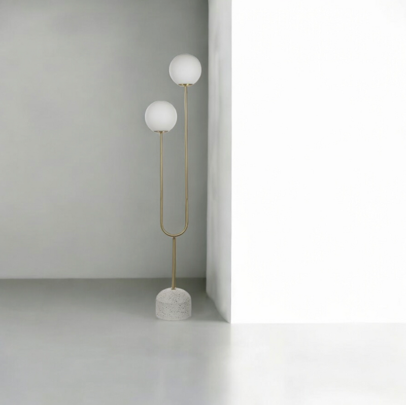 black table lamp